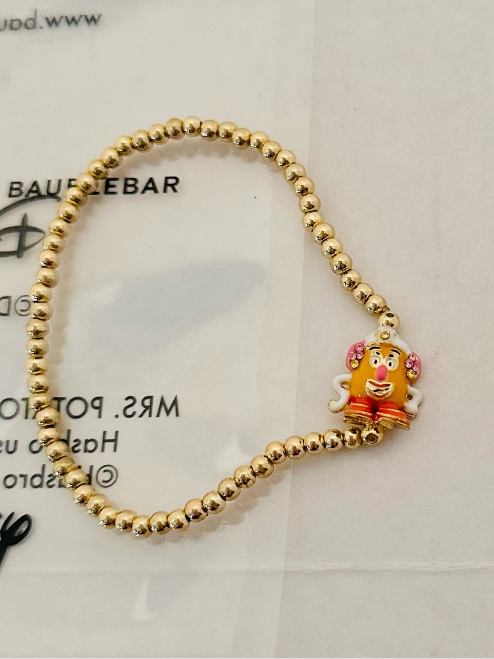 Baublebar NWT Disney Toy Story Mrs. Potato Head Pisa Bracelet